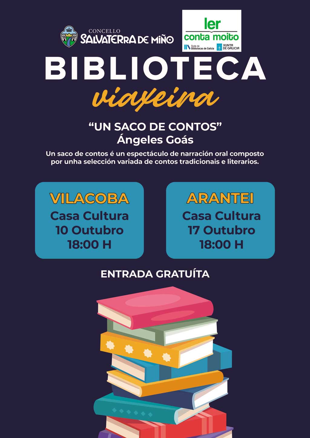 Cartel Biblioteca Viax